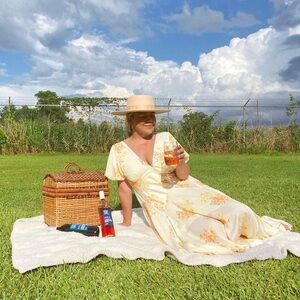 Free People floral Midi Dress